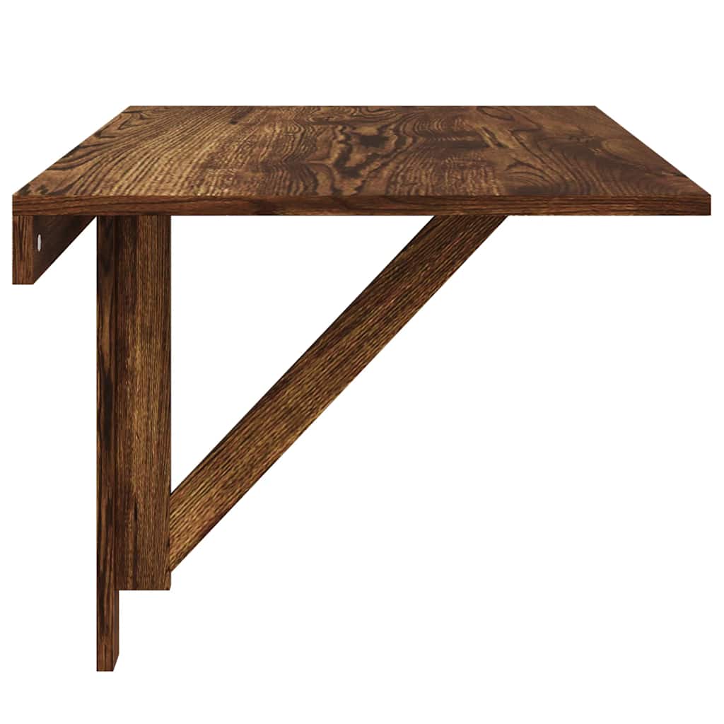 Vidaxl Foldable Coffee Table, Smoked Oak, 100X60X56 Cm