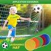 10 Stück Fußball rutschfeste Bodenmarkierungen Flat Spot Dish Tennis Landmark Matte für Kinder Fußballtraining