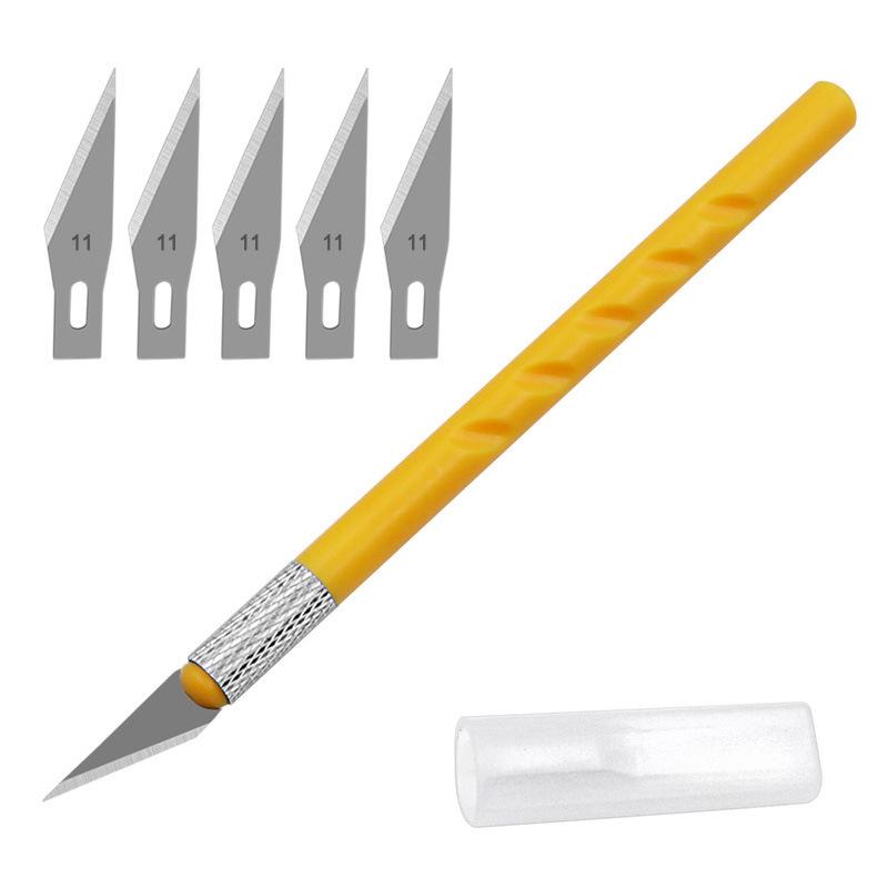 Model Craft Knife Set: Precision Carving, Trimming & Engraving Tools for Plastic, Paper & Films