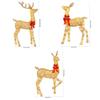 LED Gardening Decoration Christmas Reindeer Ornaments Light-Up Figure Stake