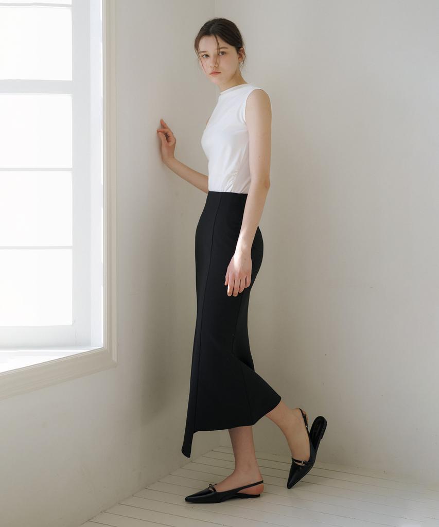 Riorg Ce Unbalanced Mermaid Skirt Black