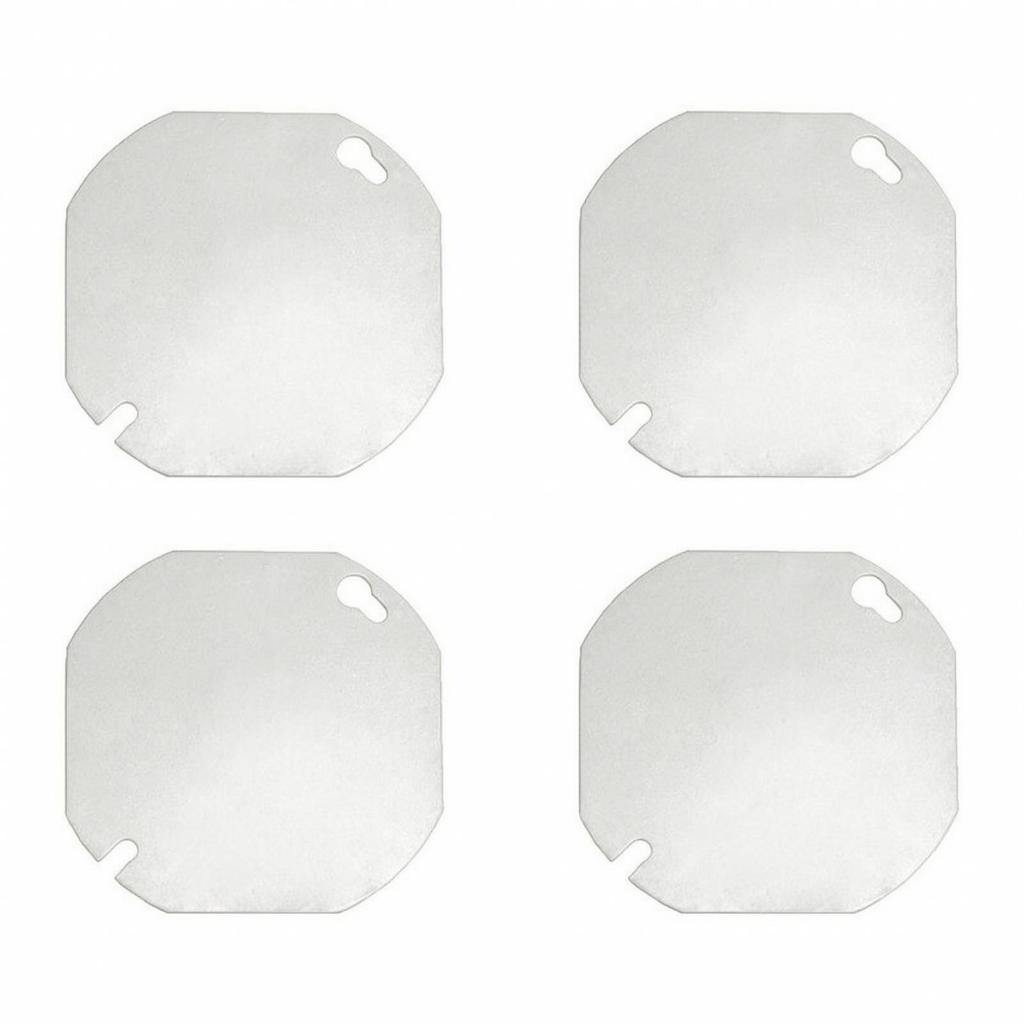 4 Pieces Junction Box Cover Moisture-Resistant for Electricians, DIY Hobbyists