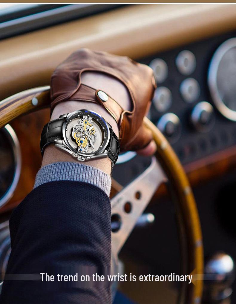 Montre Homme Bugare Tourbillon Automatique Double Face