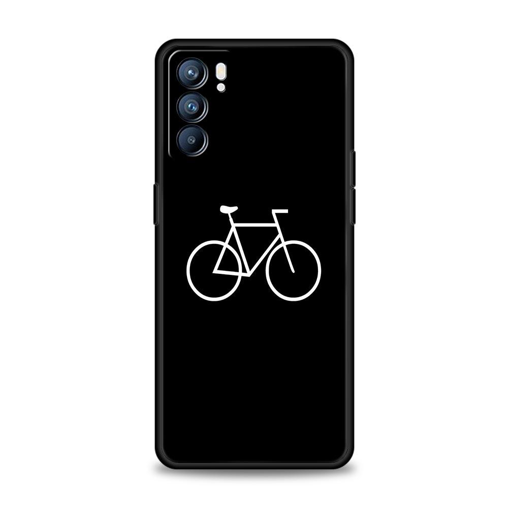 Mountain Bikes Cycling Phone Case For Oppo Find X5 A54 A53 A52 A9 2020 A15 A95 A16 A76 A74 A12 Reno7 SE Reno6 Pro Plus 5G Cover