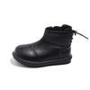 2024 Children Leather Shoes for Girl Autumn New Fashion Versatile Korean Style Soft Anti-slippery Side Zipper Casual Short Boots