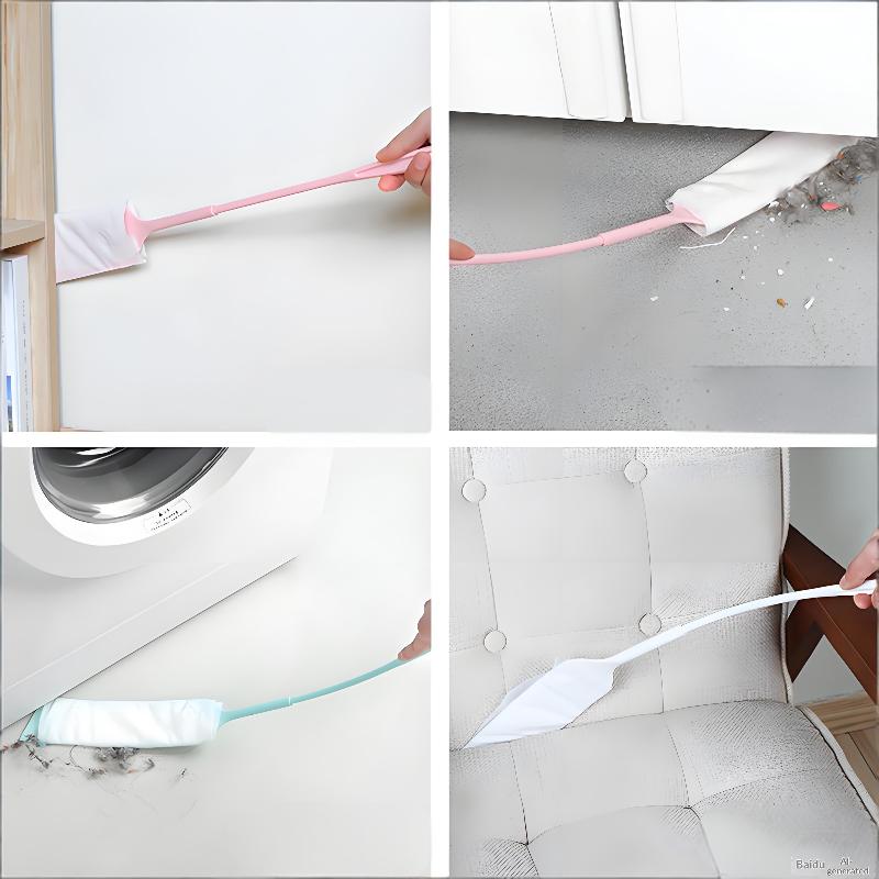 Household Crevice Brush, Extended Handle, Electrostatic Duster, Non-Woven Fabric Dust Brush For Household Cleaning