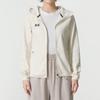 Jackets Women's Ivory White Hooded Non Detachable Moderate 25600405-101