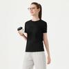 Tanboer Women's Slim Fit Round Neck Logo Print Short Sleeve T-Shirt