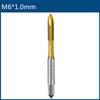 HSS Titanium Coating Screw Tap Drill Bit M2 M2.5 M3 M3.5 M4 M5 M6 M8 M10 M12 Metric Straight Flute Thread Tap Hand Tools Thread Lock3