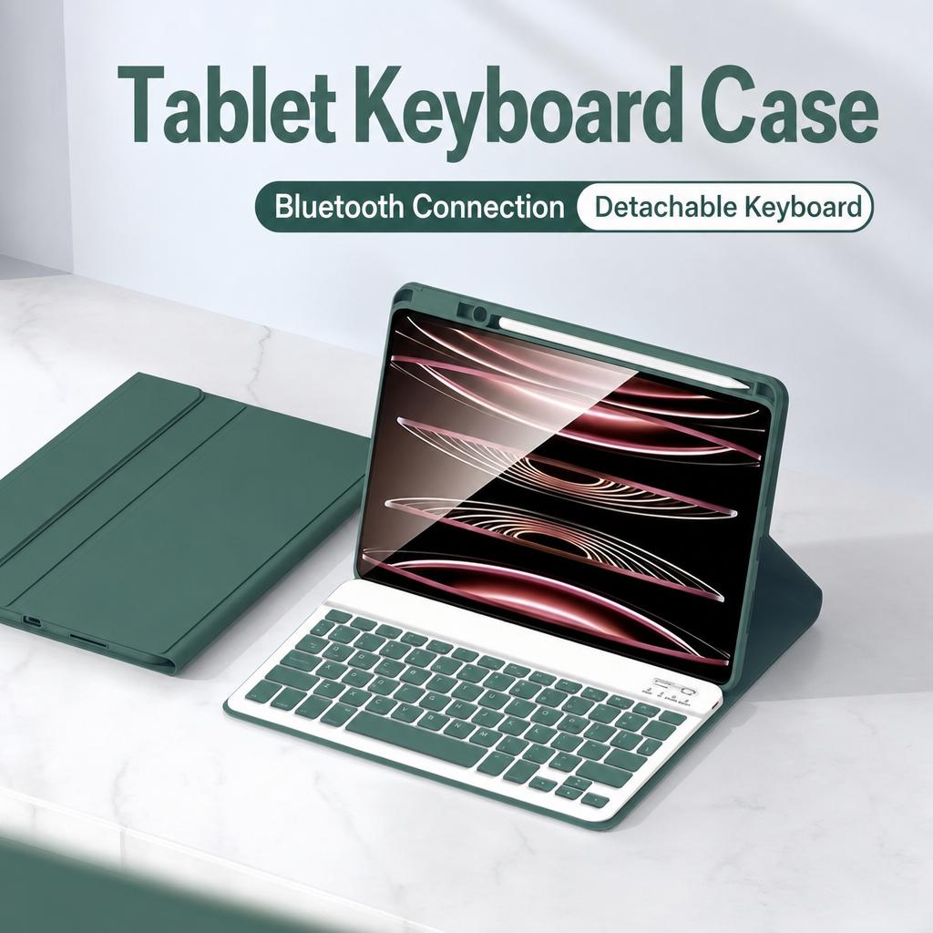 Hülle für iPad Air 11 4 5 10. Generation 10.9 11. Generation 11 Abnehmbare kabellose Bluetooth-Tastatur iPad 7. 8. 9. Generation 10.2 Hülle Ständer Ladefunktion