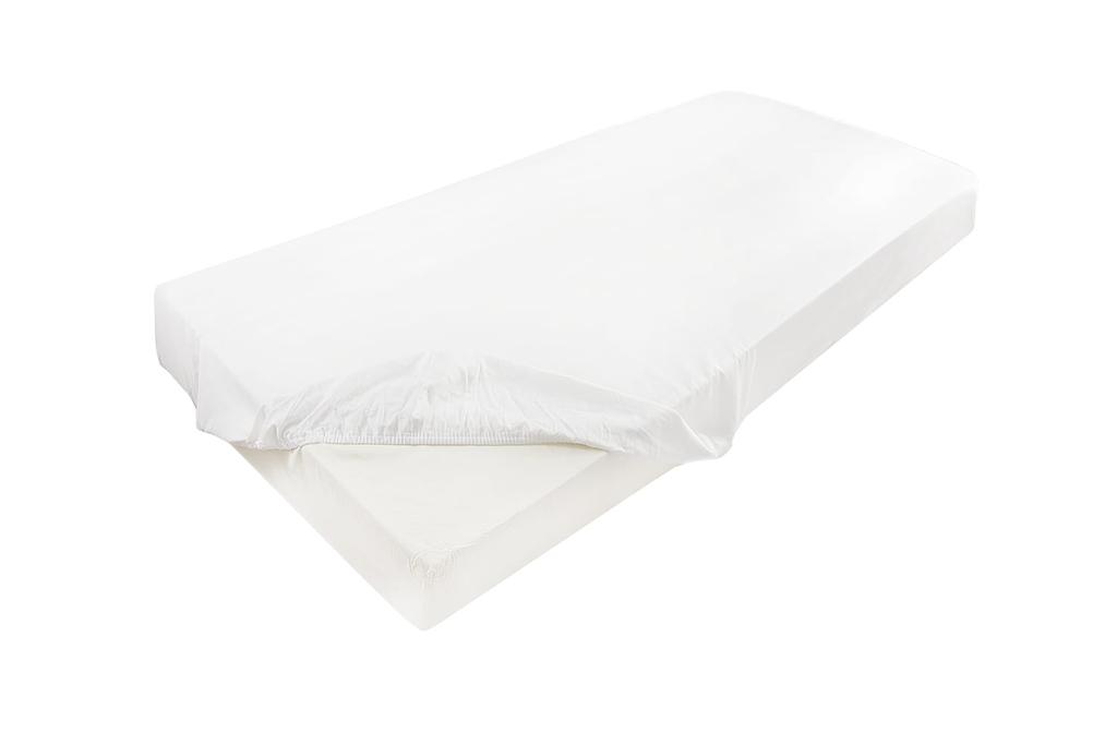 Prześcieradło jersey z lycrą 110/120x190/200x30 białe