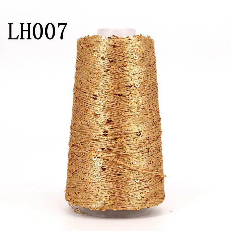 Sequin Cotton Yarn: 50g Fancy Skein for Hand & Machine Knitting