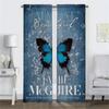 Anti-mosquito Curtains 2 Pieces A Mi Maravilloso Hijo Window Curtain for Room 2 Panel Shades Partition Tulle for Bedroom Living