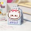 Cartoon Cat Desktop Calendar 2025 2025 Coil Calendar Portable Mini Desk Calendar  Office