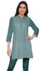 Moomaya Printed Side Slit Short Kurta Tunic For Women Summer Wear Ladies