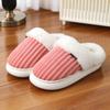 Cotton Shoes Winter Women's Home Slippers Cotton TEU Large Size Plush Shoes Versatile One-pedal Thermal Shoes