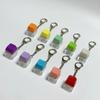 LED Klávesnice Klíčenka Hračka Úleva od stresu DIY Tlačítko Prstová Klávesnice Krytky Hračka Malé Dárky Malé Gadgety Klíčenky
