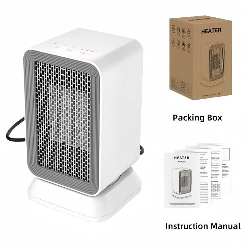 Electric Heater Hot Air Blower Heating Fans 1500W PTC Space Heater Portable Desktop Fan Heater For Home Office Heater