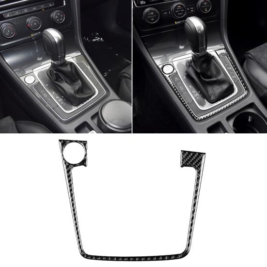 

Левая панель передач автомобиля, запуск и остановка с декором наклейки с отверстием для Volkswagen Golf 7