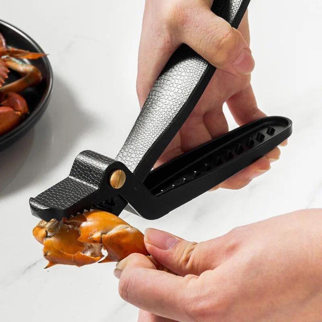 Pro Crab Crackers Set - Zinc Alloy Nut & Shellfish Opener Tool W/ Tweezer for Lobster, Walnuts, Kitchen