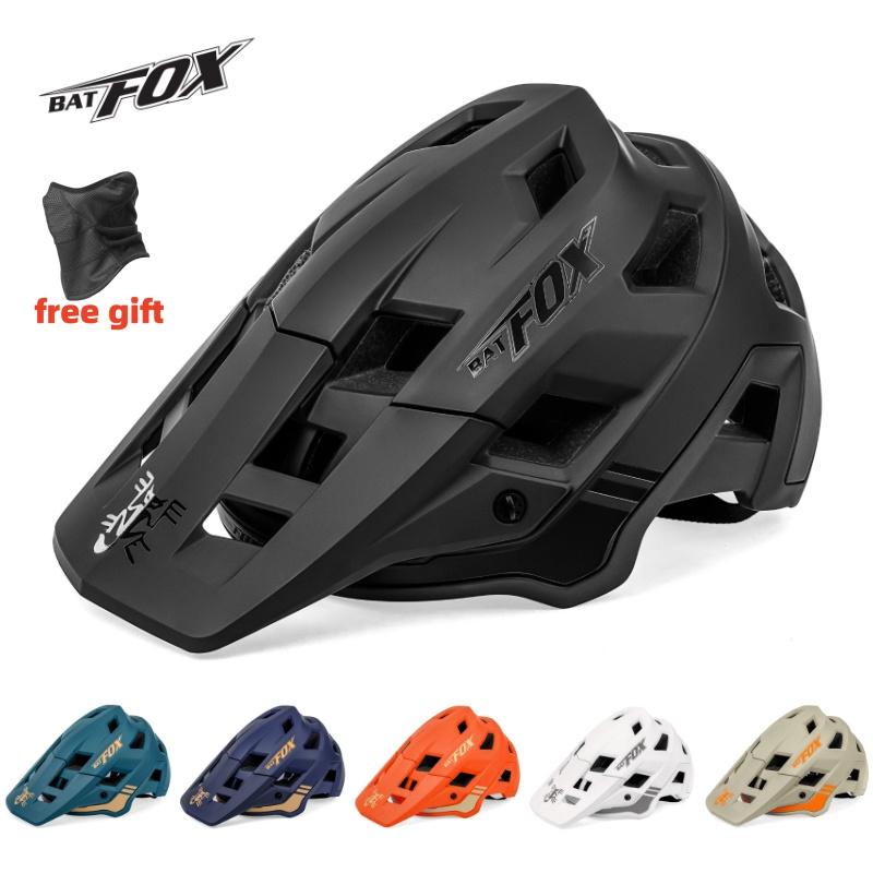 My Extreme Outdoor Activities Men's Black/White/Red Batfox Bike Helmets Mtb Mountain Bicycle Helmet Casco Bicicleta Mountain Casco Ciclismo Hombre Cycling Helmet