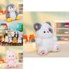Plush Penguin Bear Rabbit Toy With Short Pile Soft Fabric For Kids And Collectors