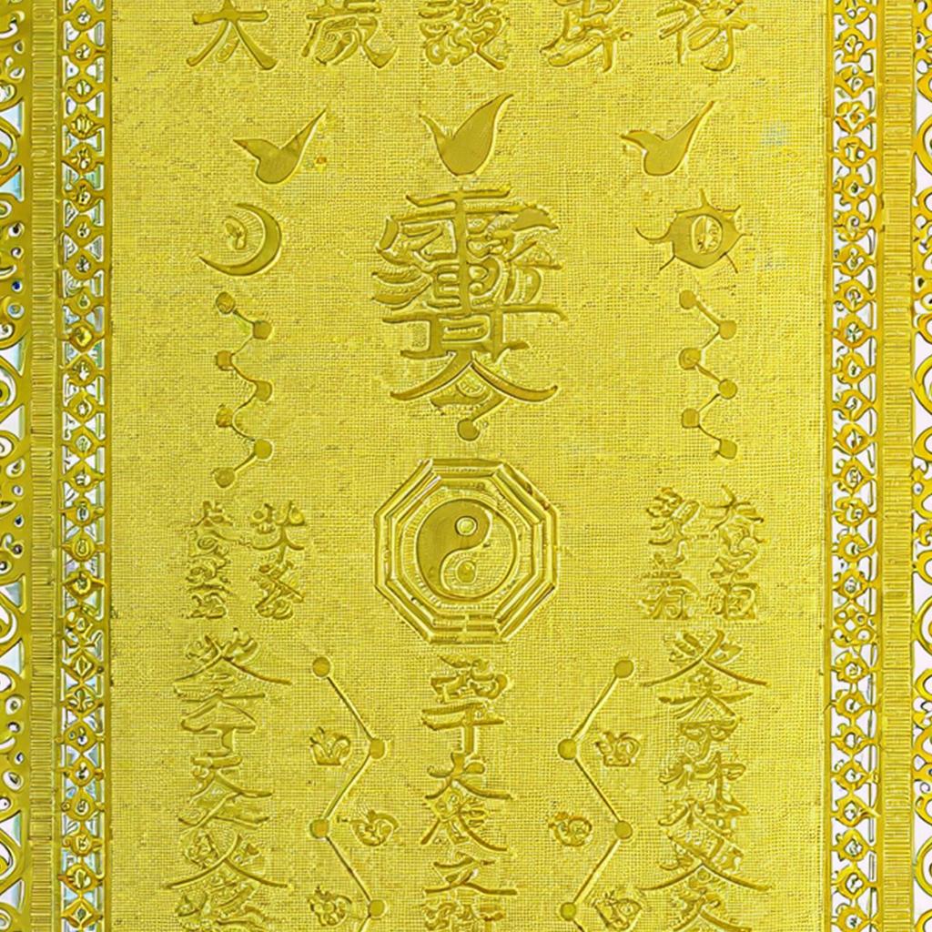 2026 Tai Sui Amulets Card Feng Shui Prayer Gold Card Exorcism Amulets Safe Bring In Wealth And Treasure Protection Buddha Gift