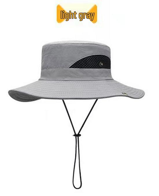 

Дышащая шляпа от солнца с широкими полями для рыбалки, летних мероприятий на открытом воздухе и больших размеров головы с принтом джунглей и защитой от солнца