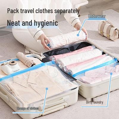 Travel Vacuum Compression Storage Bag Organizer