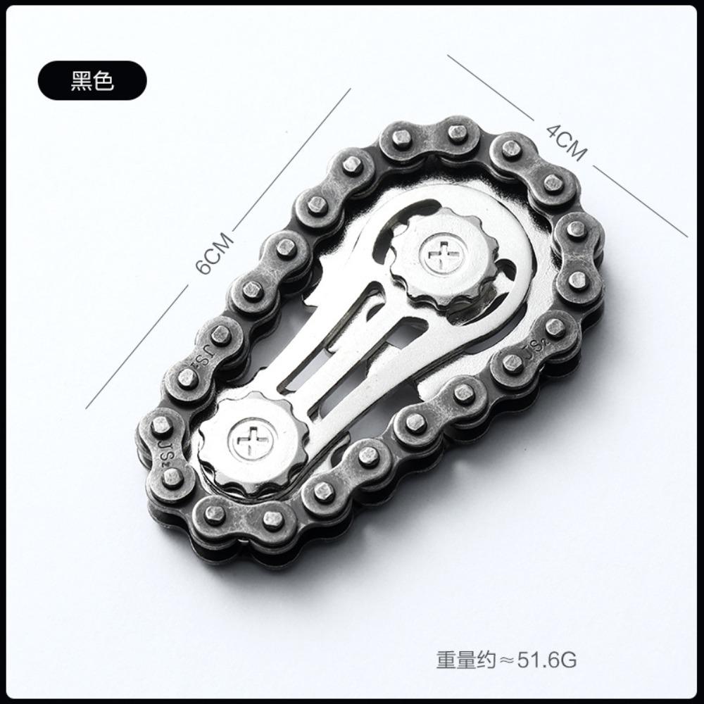 New Sprockets Flywheel Fingertip Gyro Fidget Spinner Antistress Anxiety Metal Bike Chains EDC Spinner Fidget Toys for Adult