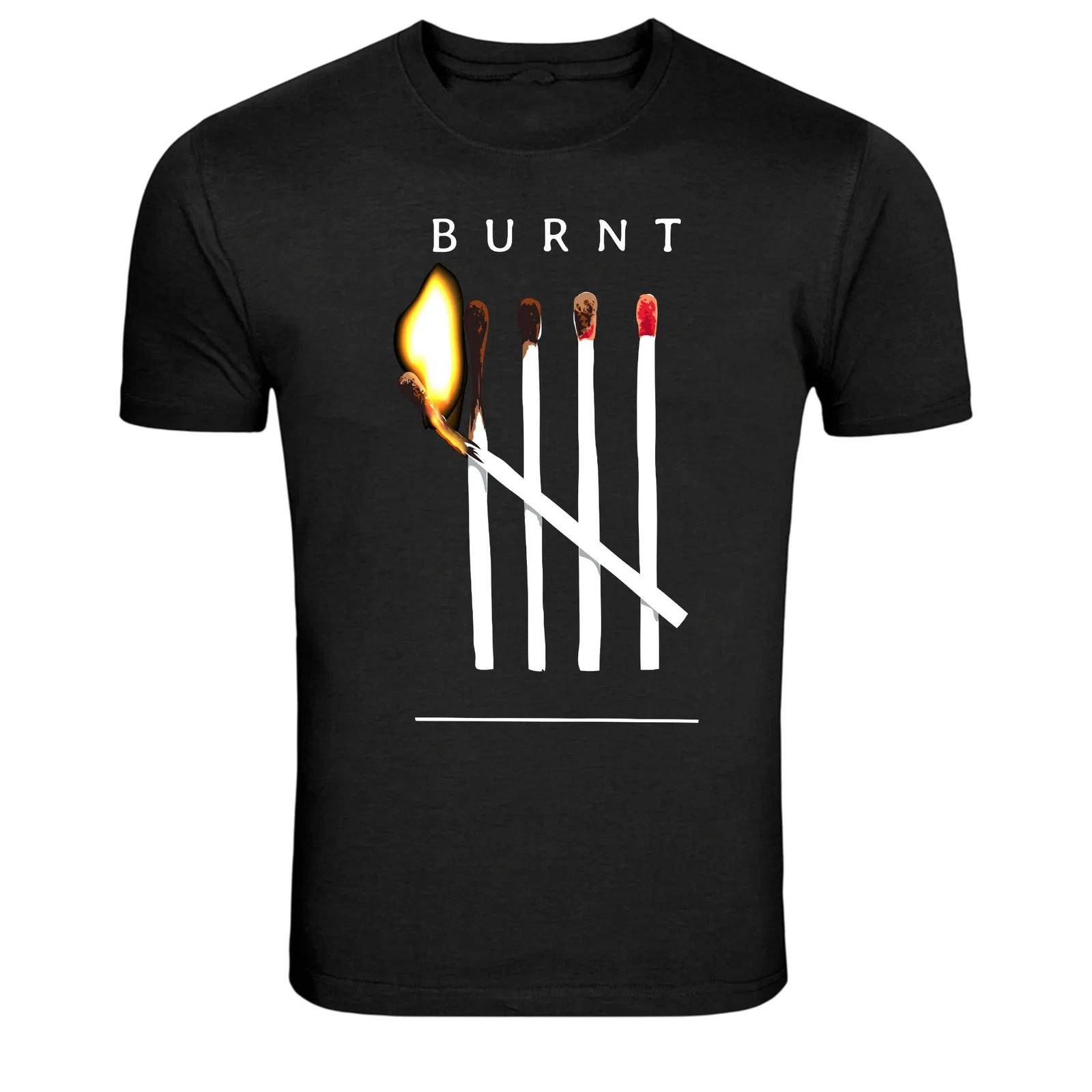 Burnt Matches Burnout Minimal Graphic T-Shirt XL