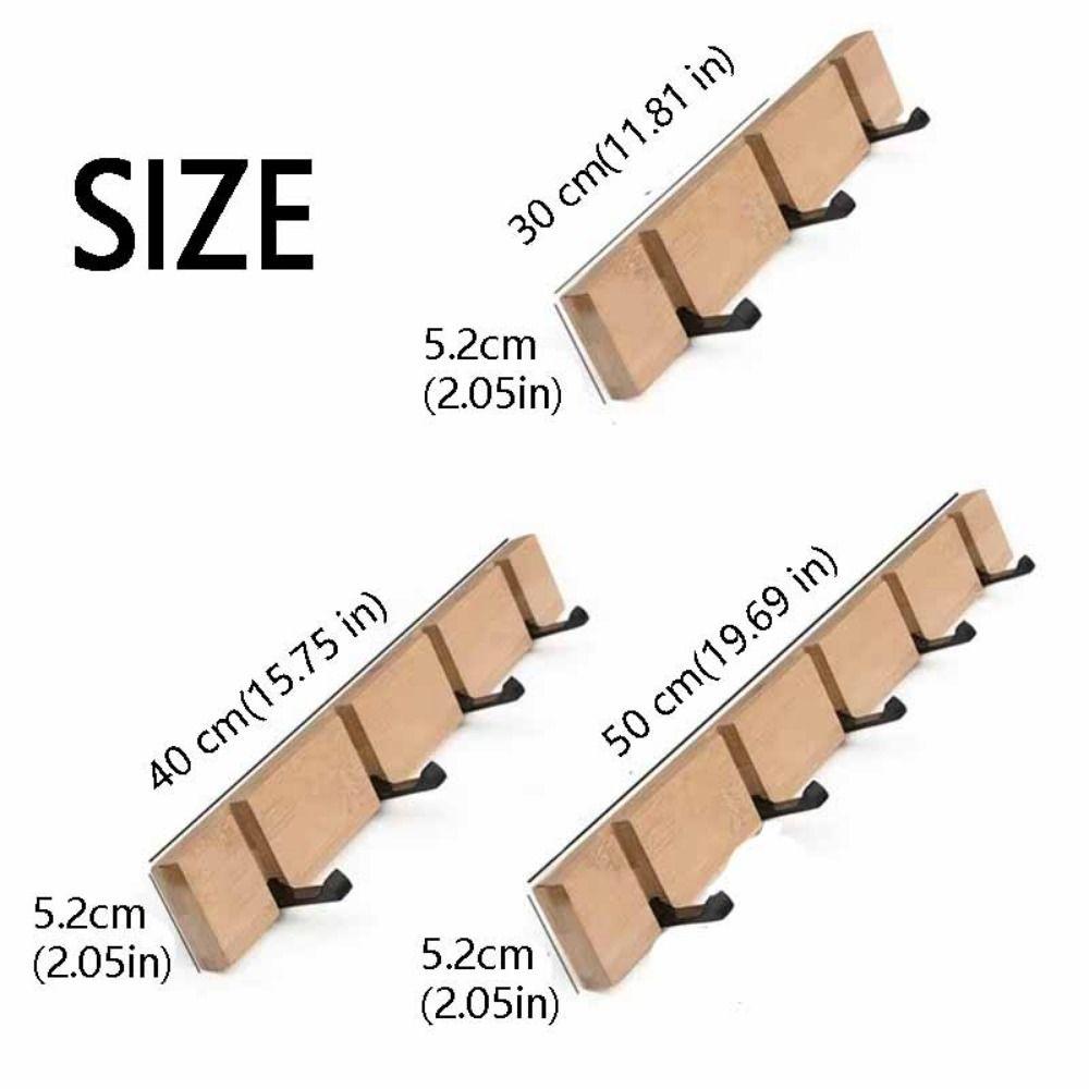 Creative Door Back Hook Rack 3/4/5 Hooks Towel Rack Sundries Storage Holder  Kitchen Use