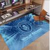 Personalized Crystal Velvet Carpet Manchester City Pattern Non Slip Floor Rug