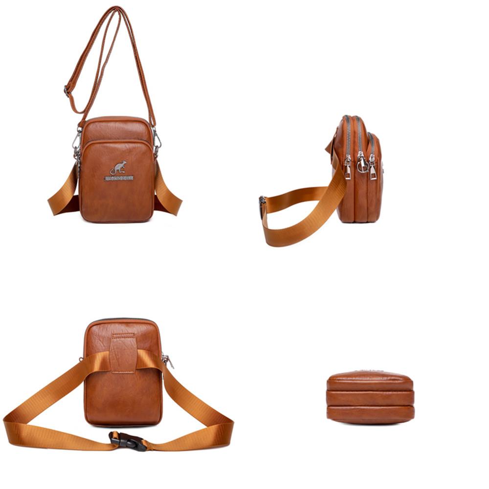 Mini geantă de umăr de designer de lux, cu design de culoare solidă, din piele, de înaltă calitate, pentru femei, geantă pentru telefon mobil.