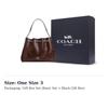 Coach Cow Leather Trash Bag, Shoulder Bag Large Women's Maple Leaf CCZ79-SVMPL