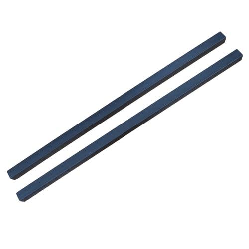 Black Steel Square Bar SS400, 12.7mm X 12.7mm X 300mm, Set of 2, Yakitori Tetsukyu