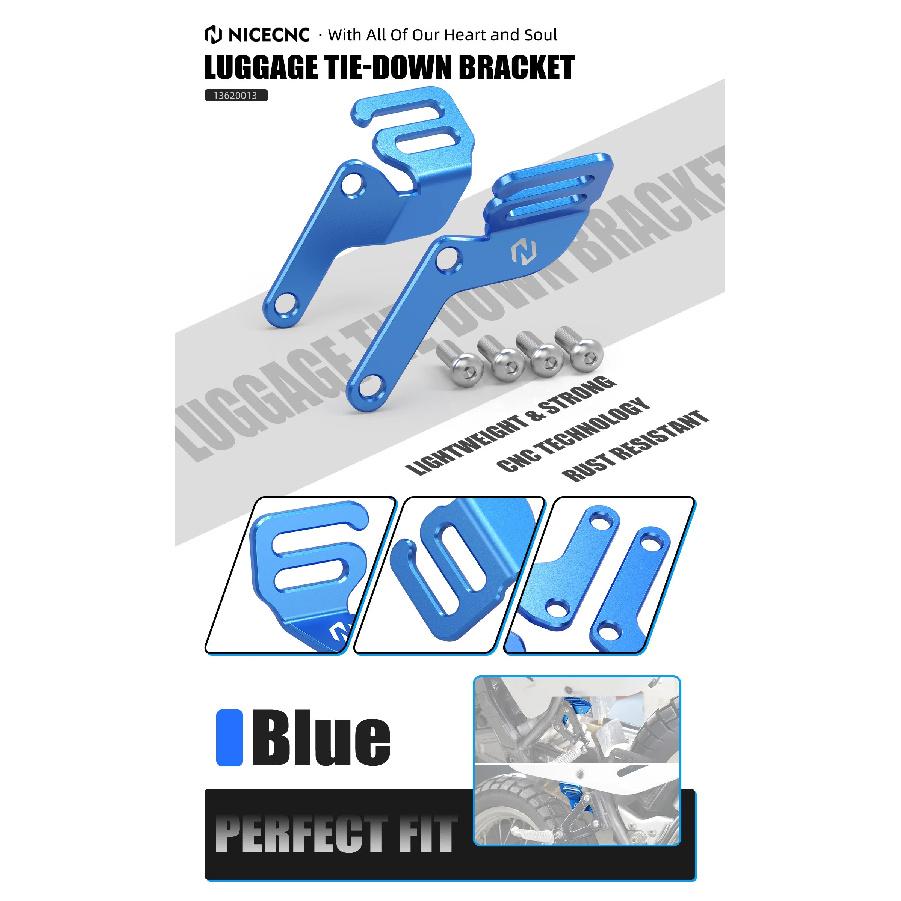 Motorcycle Rollbags Strapping Hooks Rackless Bags Tie Down Brackets for Suzuki DR650SE DR650S DR650 S SE 1996-2023 2024 2025