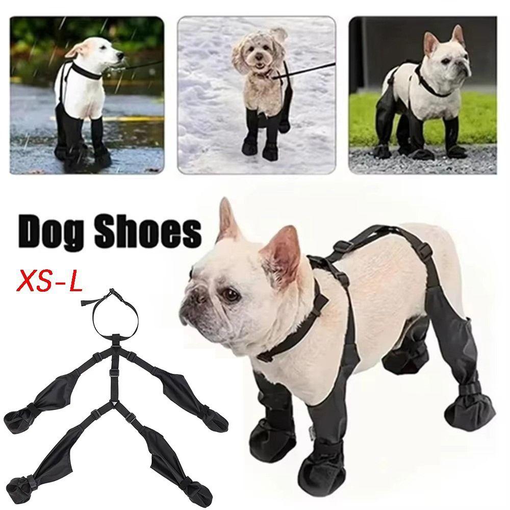 Anti-Slip Pet Paw Protector Waterproof Dog Suspender Sock Anti-fall Dog Rain Booties Pet Outdoor