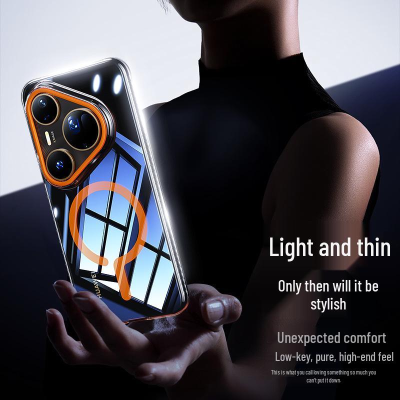 HUAWEI P80PRO Clear Magnetic Phone Case - High-Transparency Protective Cover
