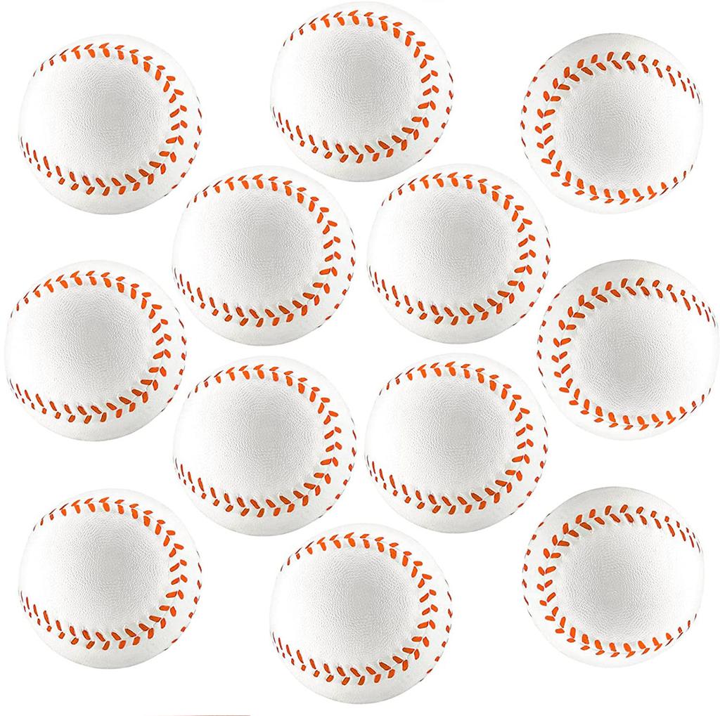 12/48Pcs Mini Foam Balls Sensory Toys Baseball Football Basketball Soccer Stress Ball Fidget Toys For Kids Adult Party Favors