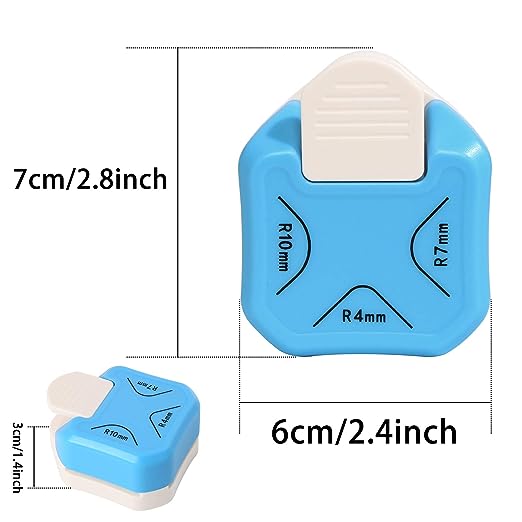 3 way Round Corner Puncher Round Corner Cutter for Card Photo Paper Gift Card and DIY Film Plastic Card