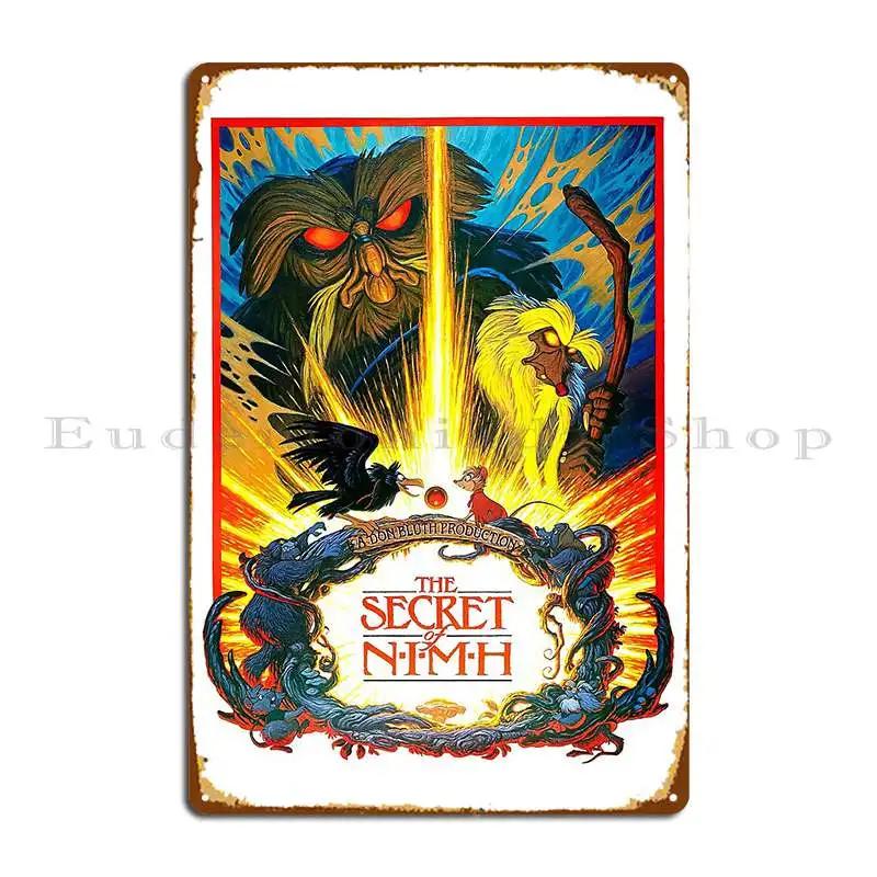 The Secret Of Nimh Metal Sign Poster Home Customized Living Room Cinema Cinema Tin Sign Poster 20x30cm(7.8x11.8inch)