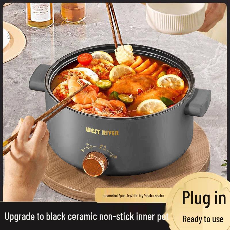 Niemiecki wielofunkcyjny wok elektryczny: Automatyczny multicooker do gotowania na parze, smażenia i hot pot