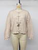 European and American Retro Chinese Style Pipa Buckle Knit Cardigan Sweater for Women - Autumn/Winter 2026 Collection
