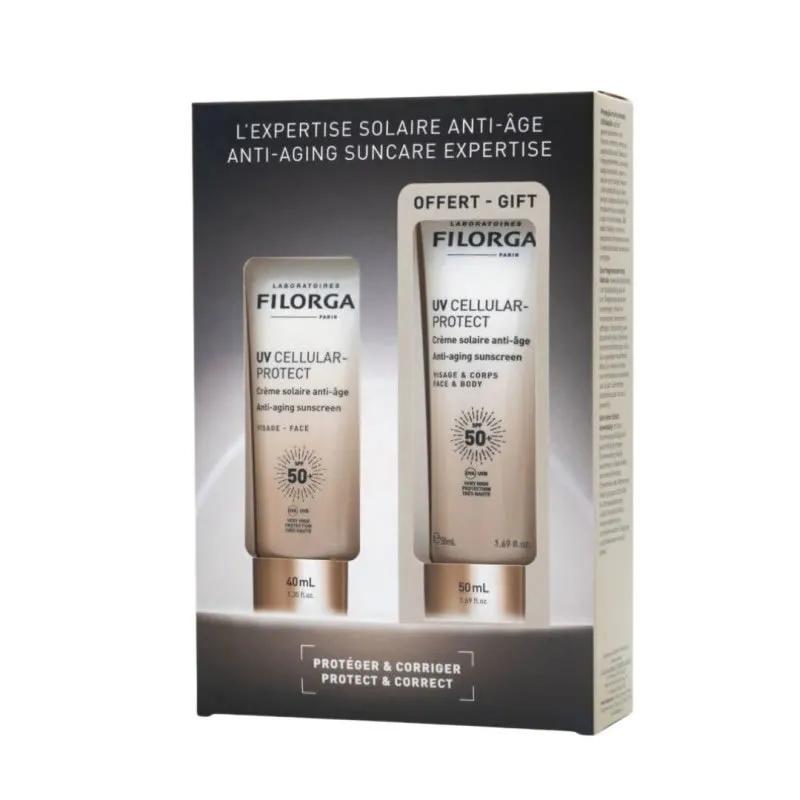 

Filorga UV Cellular-Protect Anti-Aging Sunscreen Face Cream 40ml Set Of 2 Pieces