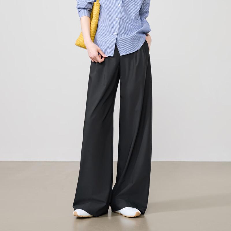 Women s High-Waisted Wide-Leg Suit Pants 32 Regular