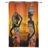 Ethnic Style African Women Black Women Curtains for Bedroom Living Room Drapes Kitchen Children's Room Window Curtain Home Decor