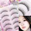 Natural Spiky Fake Lashes Korean Style Eye Makeup Tools Manga False Eyelashes  Eyelash Extension
