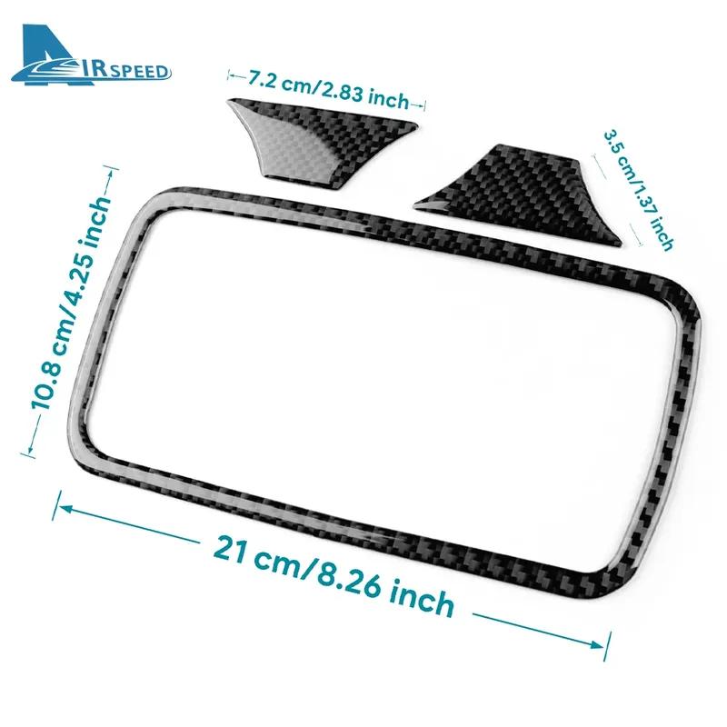 LHD RHD Car Front Rear Drain Cup Holder Real Soft Carbon Fiber Sticker For Toyota RAV4 XA50      2024 2025