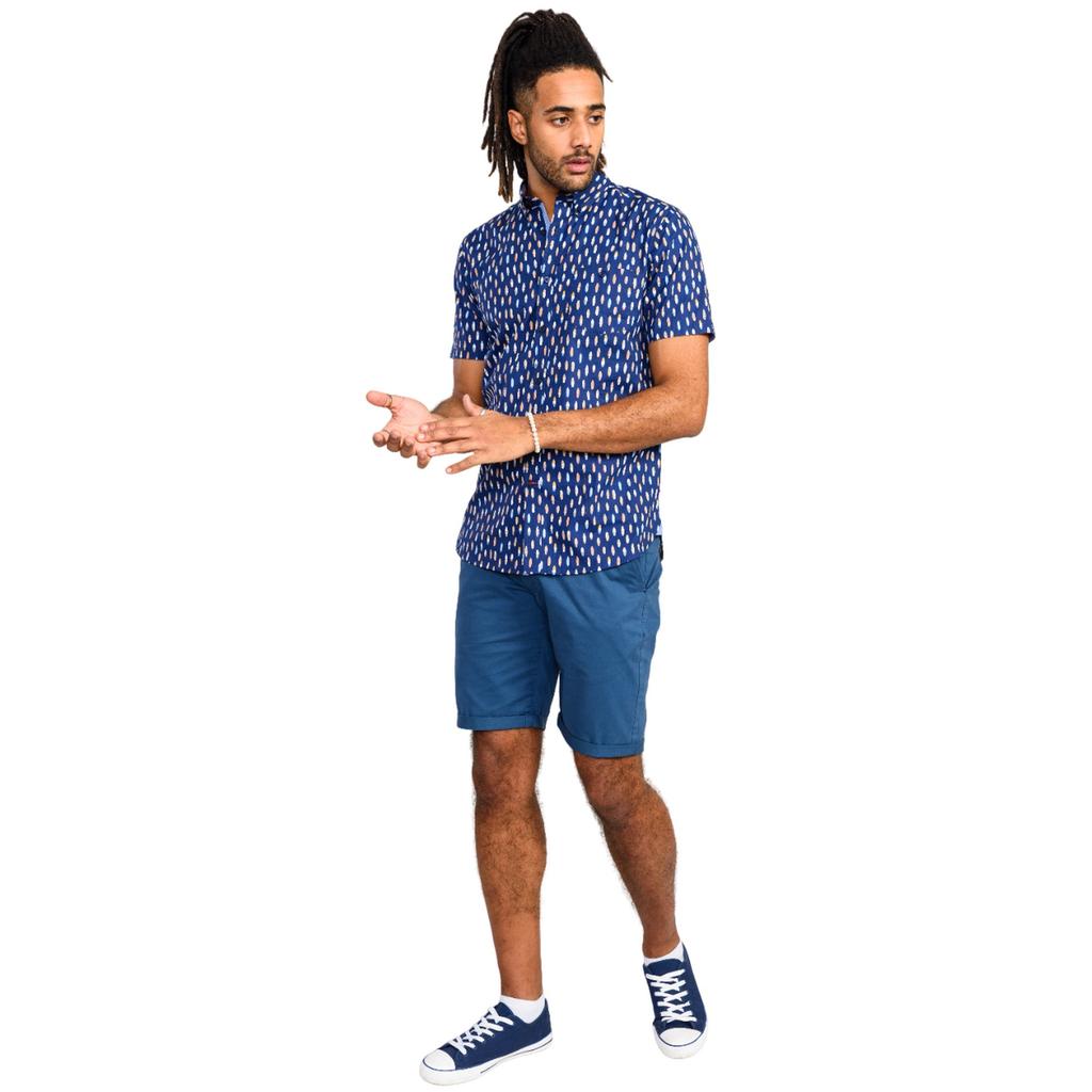 Duke Mens D555 Hackford Short-Sleeved Shirt